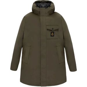 RefrigiWear, Heren, Mantels, Groen, Maat: S Poliester,