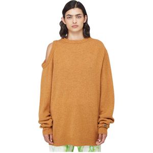 Aries, Dames, Truien, Oranje, Maat: L Wol,