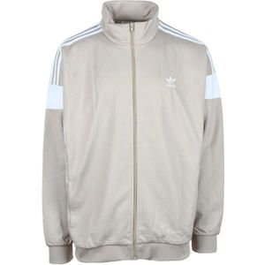 Adidas, Heren, Sweatshirts & Hoodies, Beige, Maat: M Katoen,