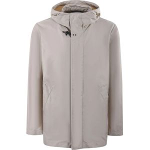 Fay, Heren, Mantels, Beige, Maat: XL Nylon,