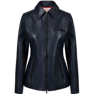 Iceberg, Dames, Jassen, Blauw, Maat: XS Leer,