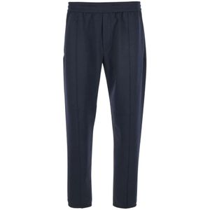 Emporio Armani, Heren, Broeken, Blauw, Maat: L Wol,