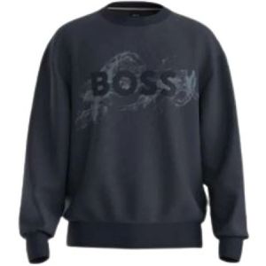 BOSS - C-Soleri 215 - Sweatshirt - Navy / Wit
