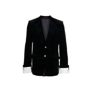 Gucci Blauwe Blazer met Afneembare Mouwen , Blue , Heren , Maat: L