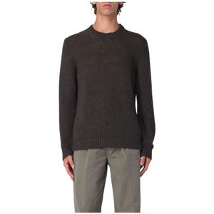 Roberto Collina, Heren, Truien, Bruin, Maat: L