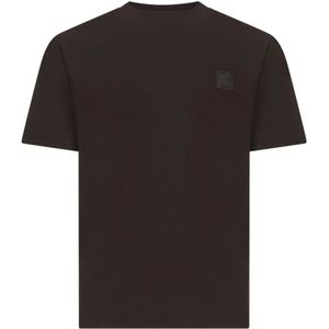 Stone Island, Heren, Tops, Bruin, Maat: L Katoen,