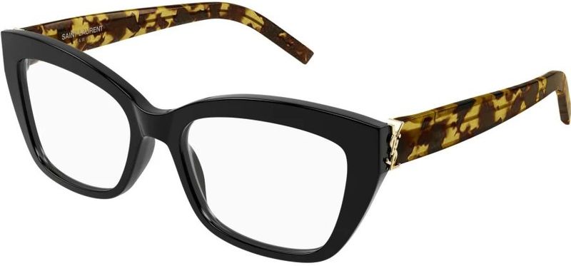 Saint Laurent - Optical Frame - Bril - Zwart - Maat: 53 MM