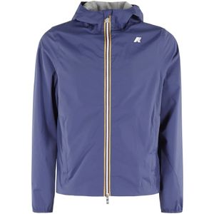 K-Way, Heren, Jassen, Blauw, Maat: L Jersey,