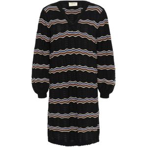 Cream, Dames, Jurken, Zwart, Maat: L Katoen,