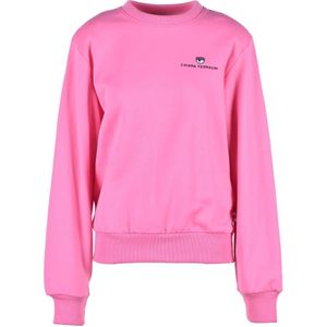 Chiara Ferragni Collection, Dames, Sweatshirts & Hoodies, Roze, Maat: S Katoen,