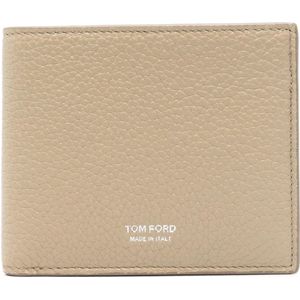 Tom Ford, Heren, Accessoires, Beige, Maat: ONE Size Leer,