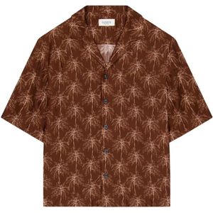 Laneus, Heren, Overhemden, Bruin, Maat: XL Viscose,