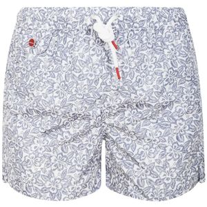 Kiton, Heren, Badkleding, Grijs, Maat: S Poliester,