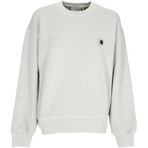 Carhartt Wip, Dames, Sweatshirts & Hoodies, Beige, Maat: XL Katoen,