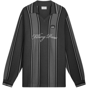 Filling Pieces, Heren, Truien, Grijs, Maat: L Wol,