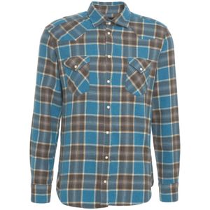 Bastoncino, Heren, Overhemden, Blauw, Maat: M Katoen,