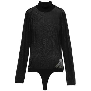 Khaite, Dames, Tops, Zwart, Maat: S Viscose,