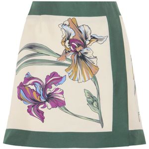 La DoubleJ, Dames, Rokken, Veelkleurig, Maat: M Zijde,