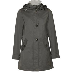 Danwear, Dames, Mantels, Grijs, Maat: 4XL Katoen,