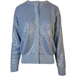 P.a.r.o.s.h., Dames, Truien, Blauw, Maat: M Katoen,