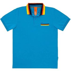 Sun68, Heren, Tops, Blauw, Maat: S Katoen,