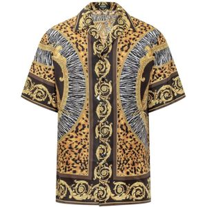 Versace, Heren, Overhemden, Veelkleurig, Maat: 2XL