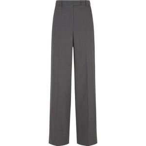 Valentino, Dames, Broeken, Grijs, Maat: M Gabardine,