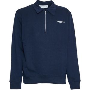 Department Five, Heren, Sweatshirts & Hoodies, Blauw, Maat: L Katoen,