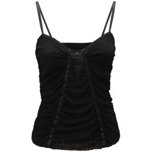Gaëlle Paris, Dames, Tops, Zwart, Maat: XS