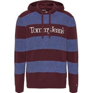 Tommy Jeans, Heren, Sweatshirts & Hoodies, Veelkleurig, Maat: M Katoen,