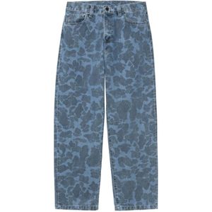 Carhartt Wip, Dames, Jeans, Blauw, Maat: W30 Katoen,