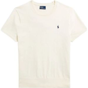 Polo Ralph Lauren, Dames, Tops, Beige, Maat: L Katoen,
