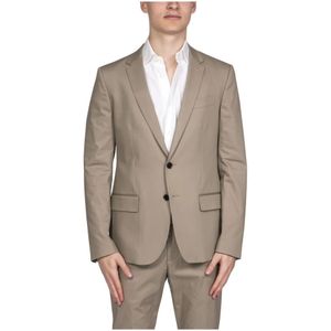 Dondup, Heren, Jassen, Beige, Maat: 2XL Katoen,
