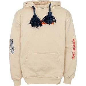 Adish, Heren, Sweatshirts & Hoodies, Beige, Maat: M