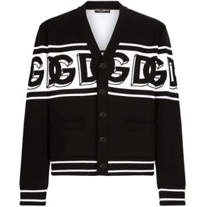 Dolce & Gabbana, Heren, Truien, Zwart, Maat: L