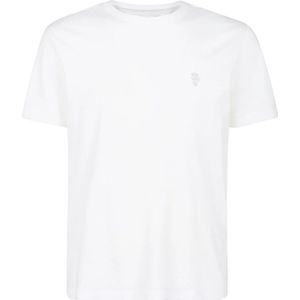 Eleventy, Heren, Tops, Wit, Maat: 3XL Katoen,