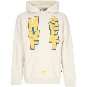Huf, Heren, Sweatshirts & Hoodies, Wit, Maat: S Katoen,
