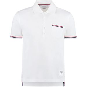 Thom Browne, Heren, Tops, Wit, Maat: S Katoen,
