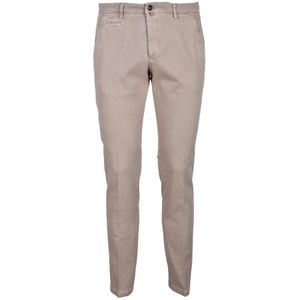 Briglia, Heren, Broeken, Beige, Maat: W47 Katoen,