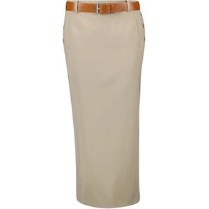 Moschino, Dames, Rokken, Beige, Maat: XS Wol,