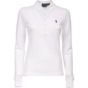 Polo Ralph Lauren, Dames, Tops, Wit, Maat: M Katoen,
