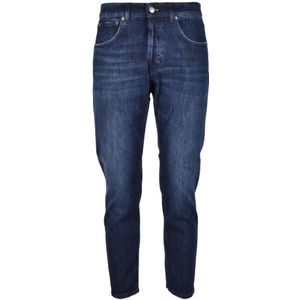 Dondup, Heren, Jeans, Blauw, Maat: W34 Katoen,