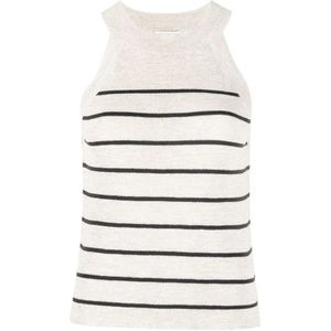 Brunello Cucinelli, Dames, Tops, Wit, Maat: S Linnen,