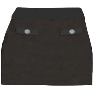 MC2 Saint Barth, Dames, Rokken, Zwart, Maat: S Acryl,