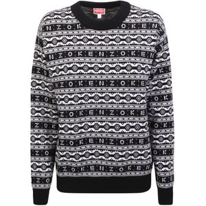 Kenzo, Heren, Truien, Zwart, Maat: S Wol,