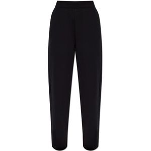 Emporio Armani, Dames, Broeken, Zwart, Maat: M Katoen,