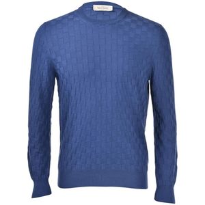 Gran Sasso, Heren, Truien, Blauw, Maat: M