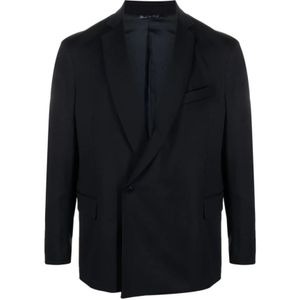 Costumein, Heren, Jassen, Blauw, Maat: XL Satijn,