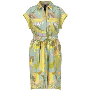 Marc Cain, Dames, Jurken, Veelkleurig, Maat: XS Katoen,