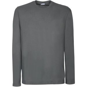 Zanone, Heren, Tops, Groen, Maat: M Katoen,